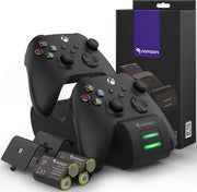 Stazione di Ricarica Max Compatibile con Controller Xbox Series X/S Elite Docking Station a Doppia Collegamento - Nero