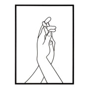 Pannello In Ferro Simply Hands cm 40x1x55