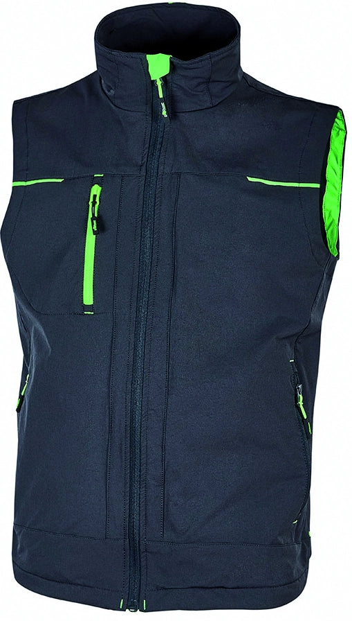 U-Power GILET SATURN Col. Grigio/Verde Mis. XL
