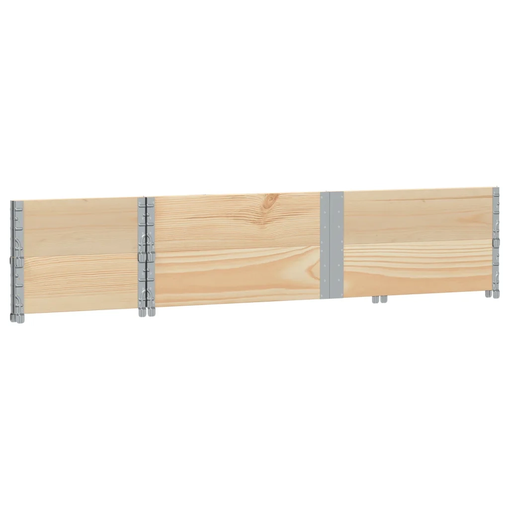 vidaXL Fioriera da Giardino 150x50 cm in Legno Massello di Pino