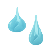 Gancio Adesivo Plast.San Waterdrops Set 5 Pezzi - Metaltex