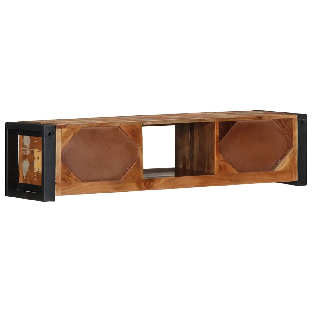 Mobile Porta TV 100x30x25 cm in Legno Massello di Recupero