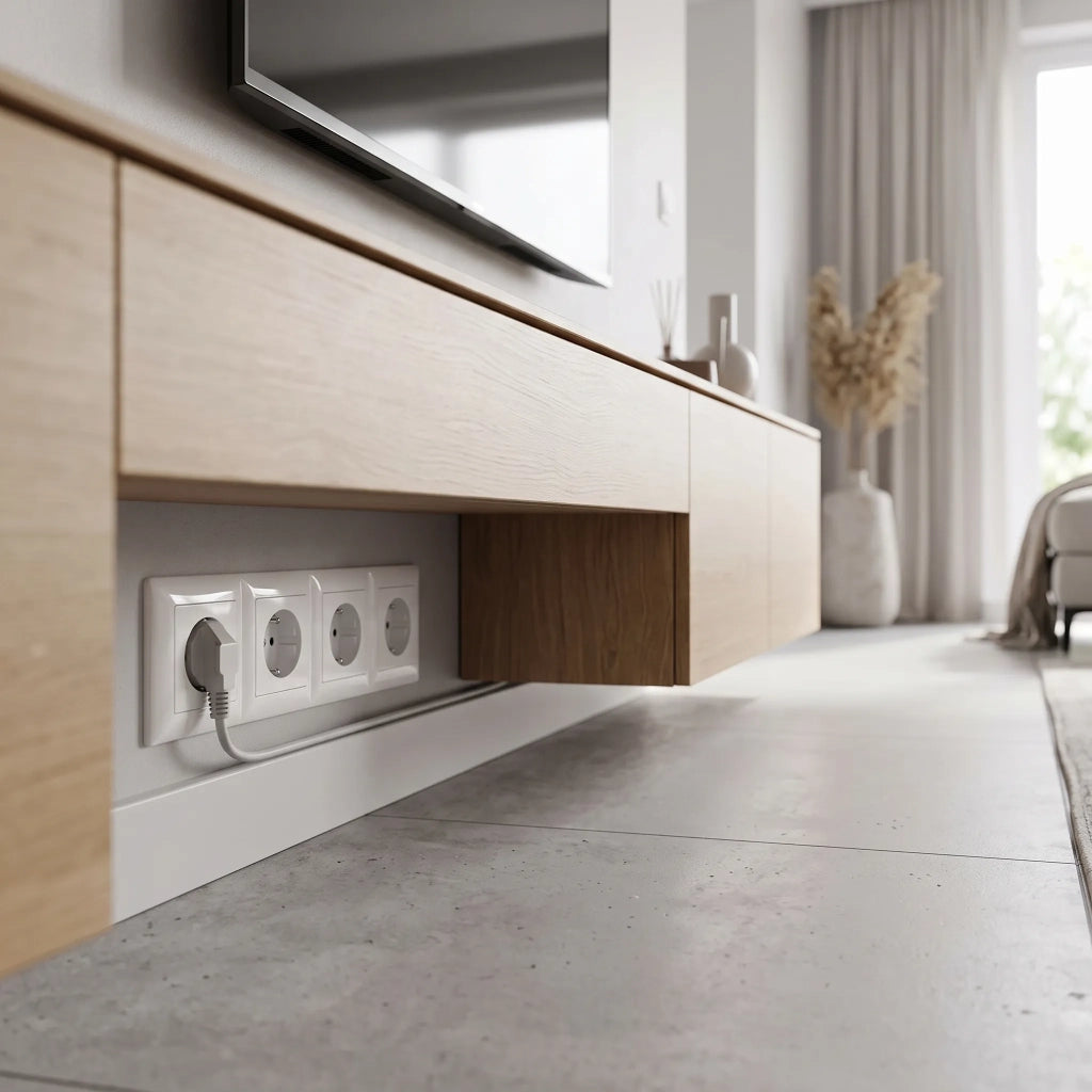 Placca Quadrupla Per Prese Oste Jnh016-4f White