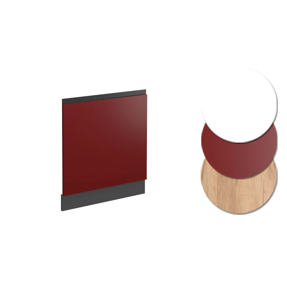 Vicco Pannello frontale Rosso 59.6 cm Forma a J, senza piano di lavoro