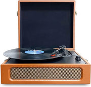 Lettori di Disco Bluetooth - Retro - Altoparlanti Integrati - Senza Fili - Adatto per Tutti i Dischi