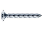 VITI AUTOFILETTANTI TESTA SVASATA PIANA ACCIAIO ZINCATO BIANCO- - ø mm.3,5x32 - 500 pezzi MUSTAD