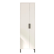 Armadio multifunzionale in legno "Jienna" - 50 x 36 x 165 cm - Bianco