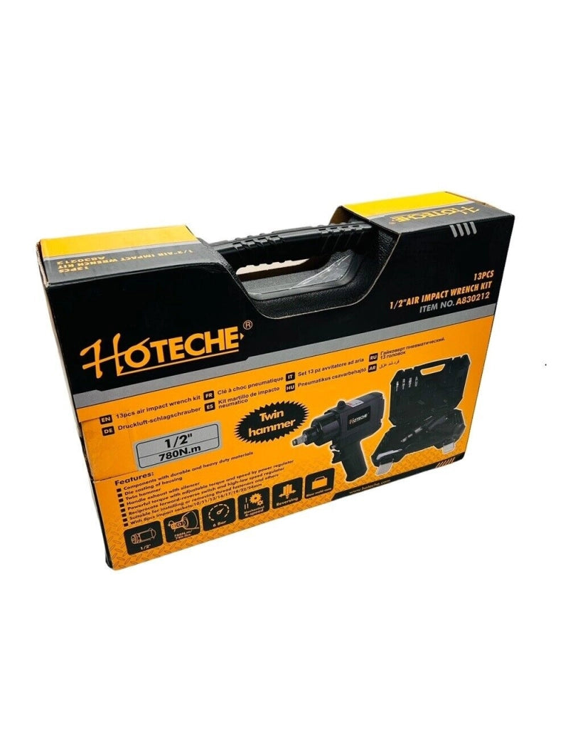 Avvitatore pneumatico per dadi ruota 780NM a aria compressa 1/2" doppio martello