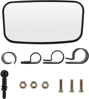 Specchio retrovisore compattabile per UTV - ABS plastica - Vetro resistente - Angolo di visuale ampio - Specchio