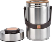 Contenitori per Picnic Isolanti Termici per Cibi Caldi - Scatola da Picnic in Acciaio Inox Contenitore a Vuoto Portatile