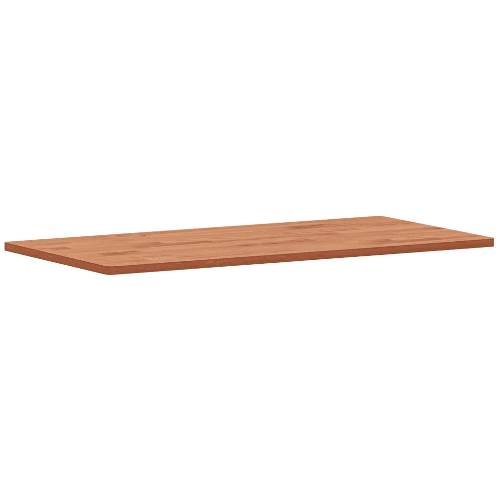 Piano Bagno 100x50x1,5 cm in Legno Massello di Faggio 355998