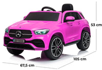 Macchina Elettrica per Bambini 12V con Licenza Mercedes GLE 450 AMG Rosa