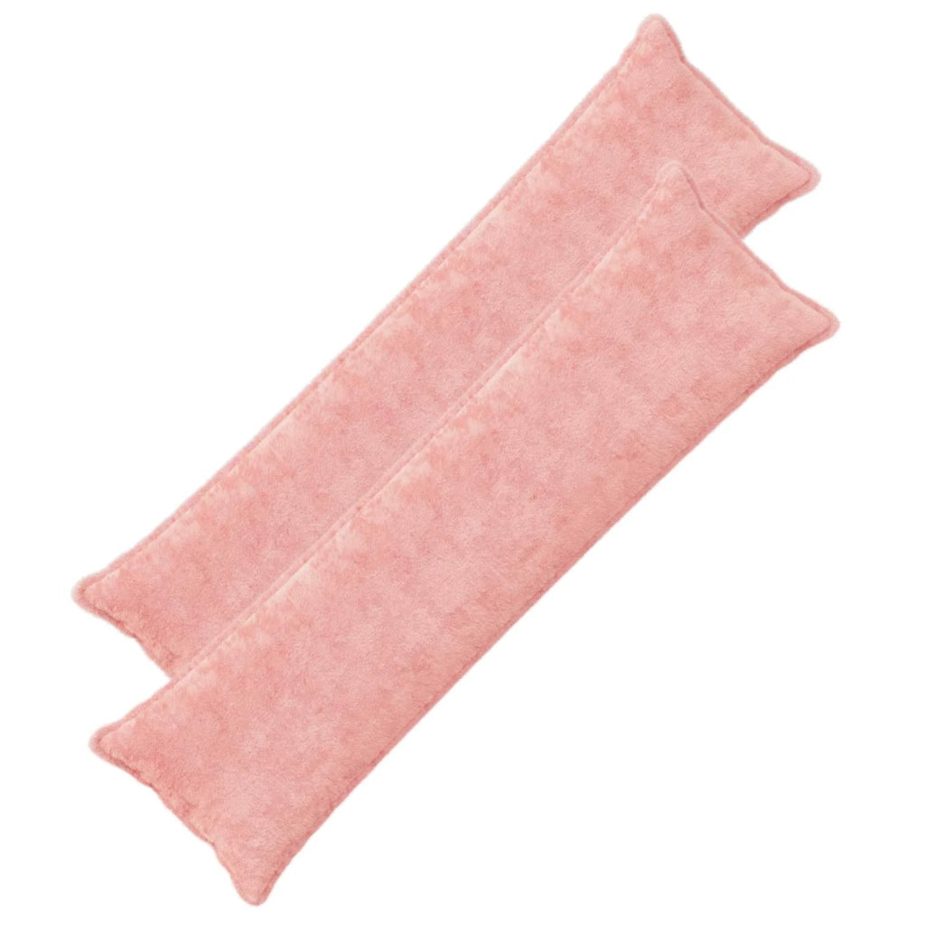 Federa 2 pz HOUTEN Rosa 40 x 145 cm Pelliccia di Coniglio Finta 917393
