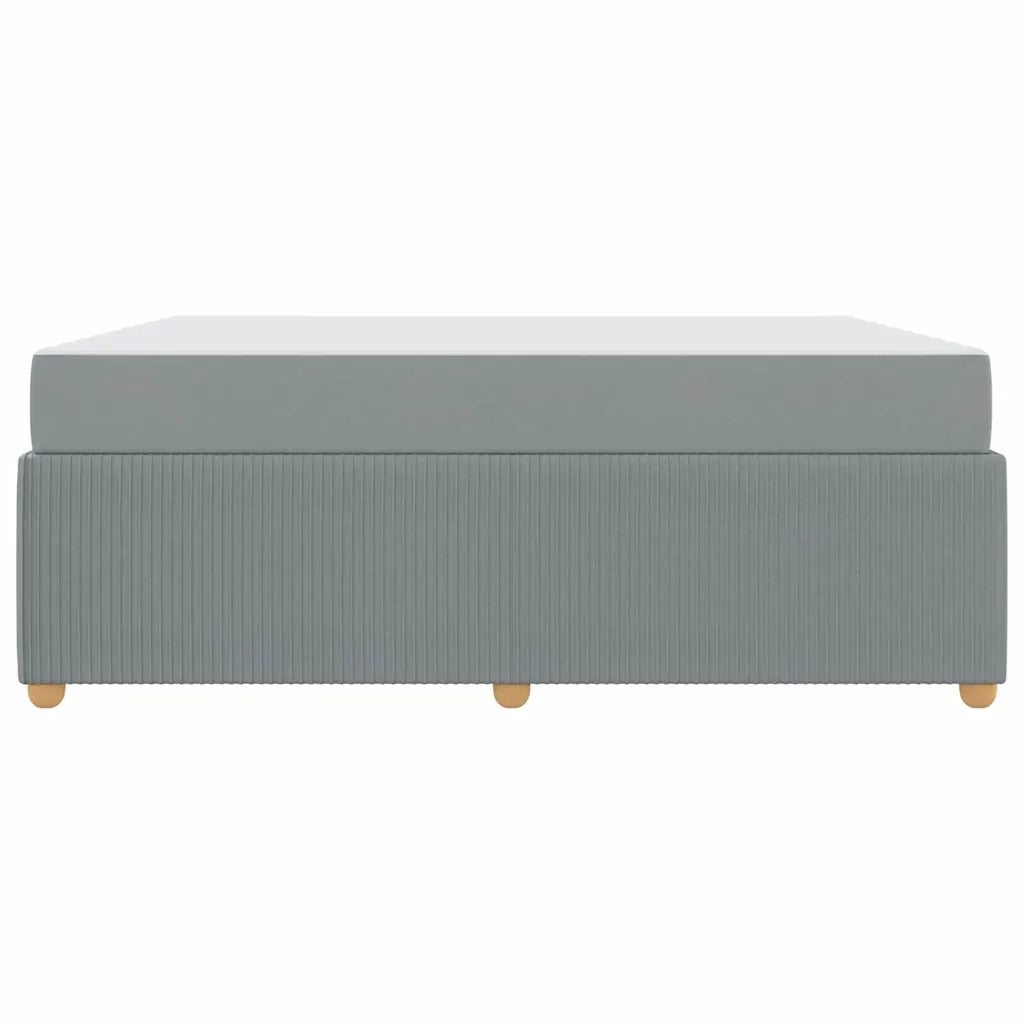 Struttura del letto Grigio chiaro 180 x 200 cm Tessuto
