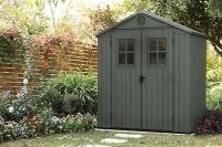 Casetta da Giardino Darwin 6x4, Verde, 190 X 122 X 221 h