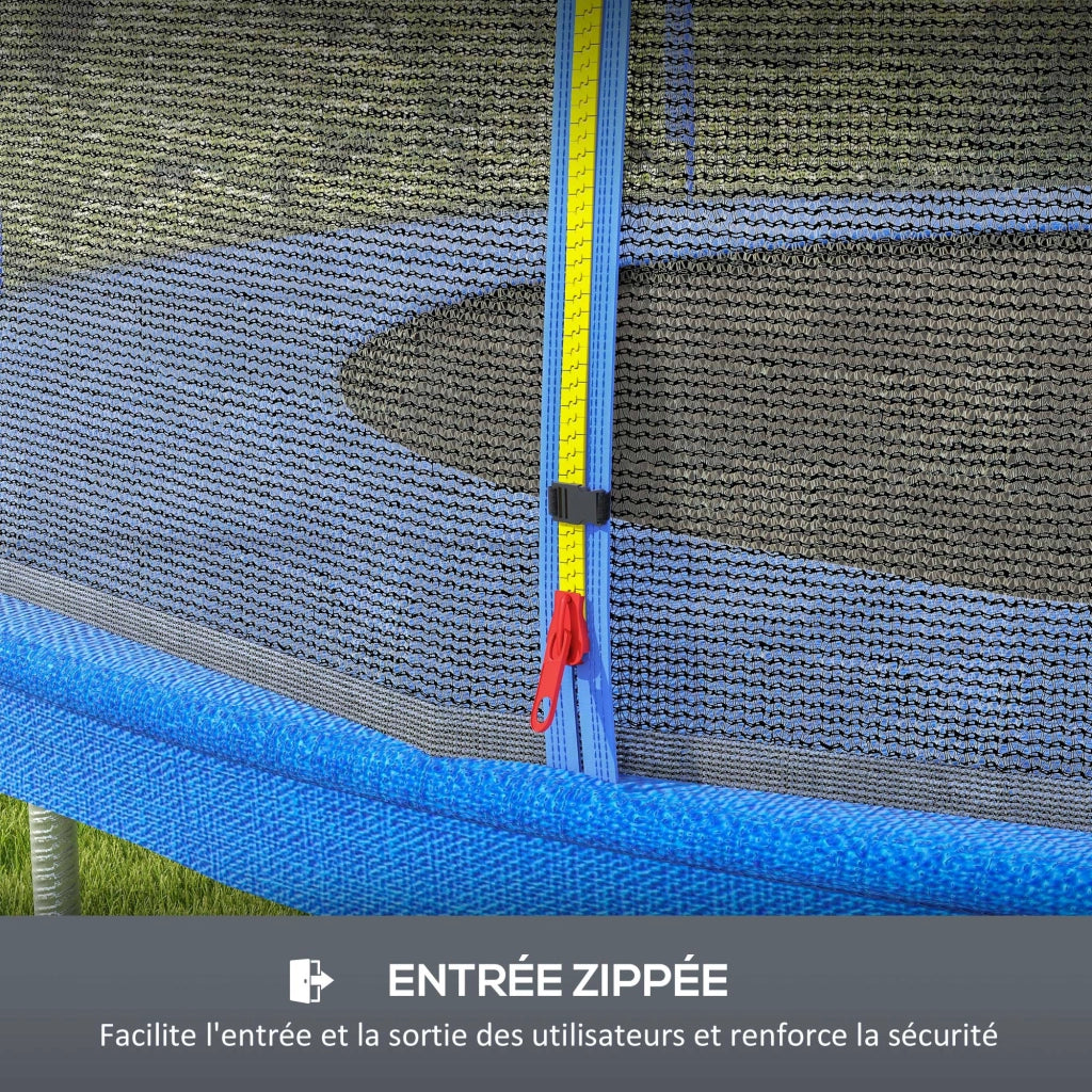 Reti di Sicurezza per Trampolino ¨C zephmum ¨C Grigio ?305 cm 6 Pali