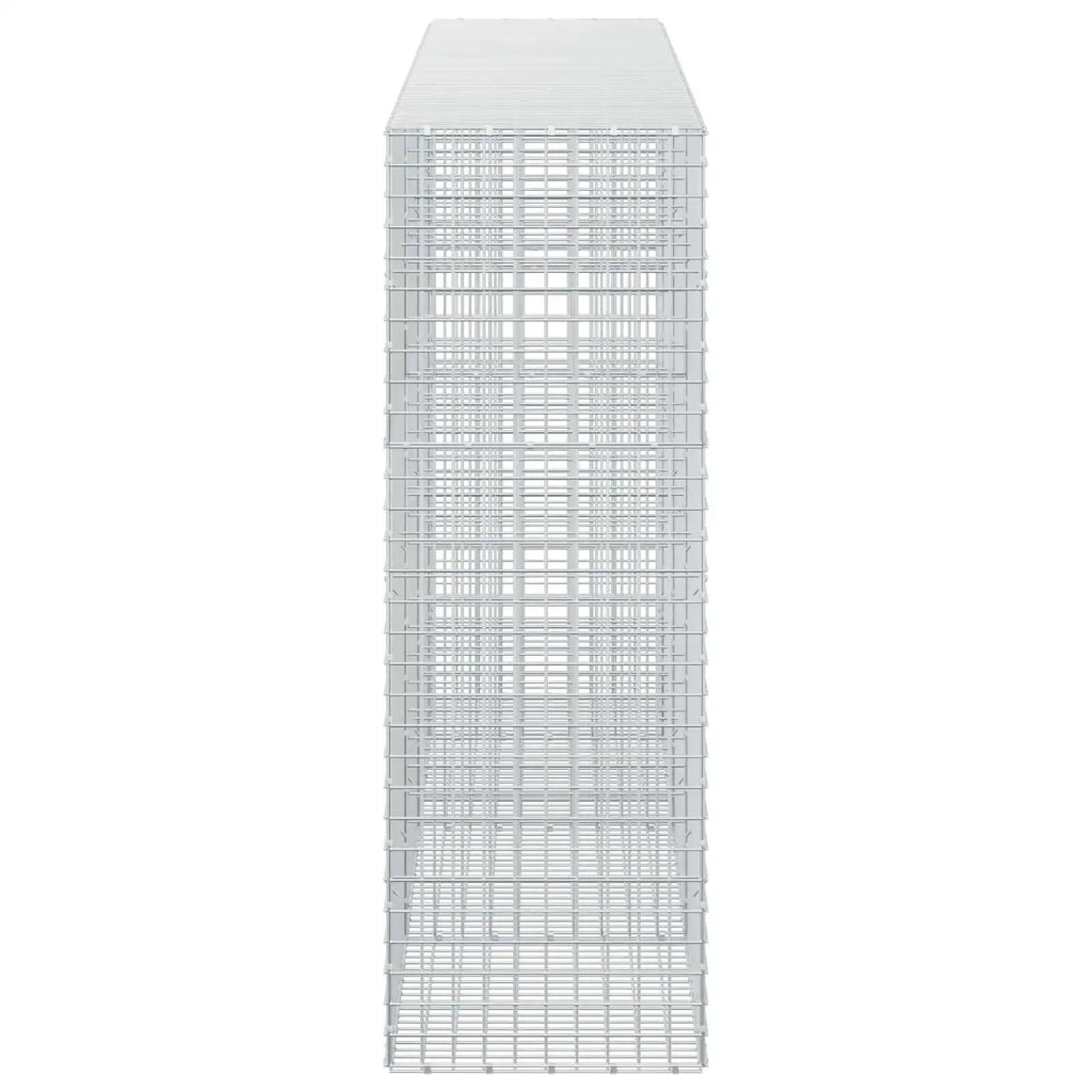 Gabione con filo da 5 mm e rete da 5x5 cm 350x50x150 cm 3464281
