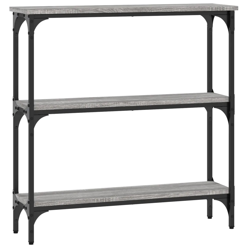 Tavolino Consolle | Tavolo d'Ingresso Grigio Sonoma 75x22,5x75 cm Legno Multistrato