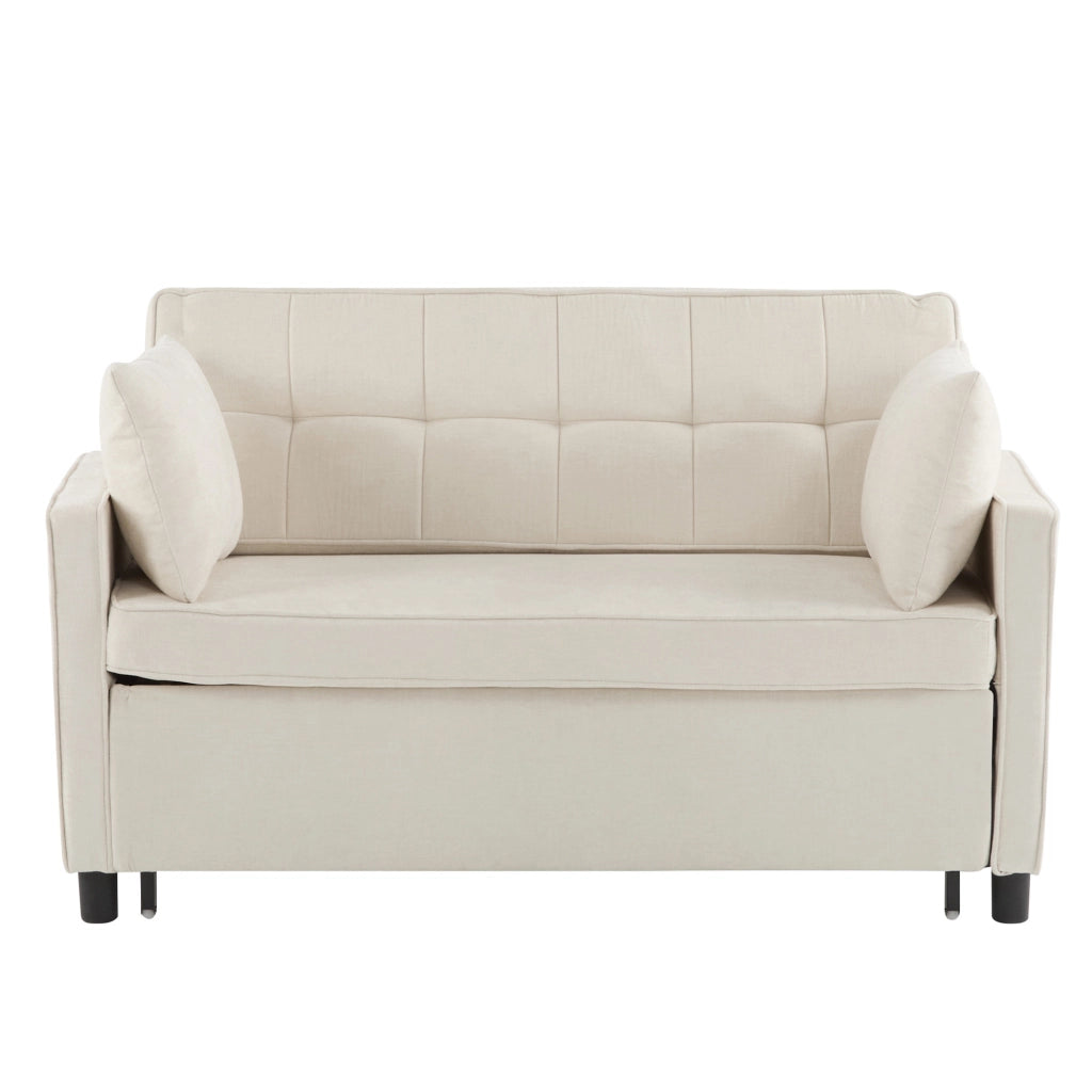 Divano Letto 2 Posti ¨C MINIMAL ¨C Tessuto Chenille, Schienale Regolabile
