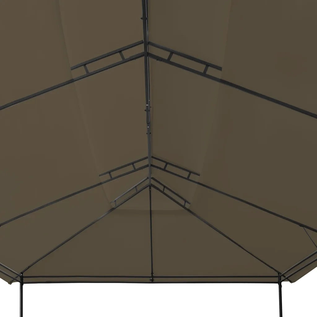 Gazebo 600x298x270 cm Grigio Talpa 180 g/m² 312246