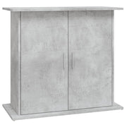 Mobiletto portaoggetti per acquario 81 x 36 x 73 cm in legno ingegnerizzato grigio 02_0045076