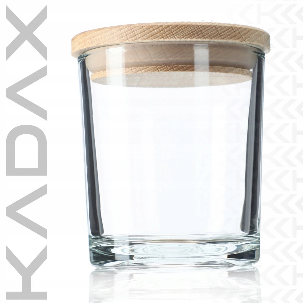 KADAX Contenitori per alimenti in vetro da 245 ml, organizer per spezie, confezione da 3 pezzi
