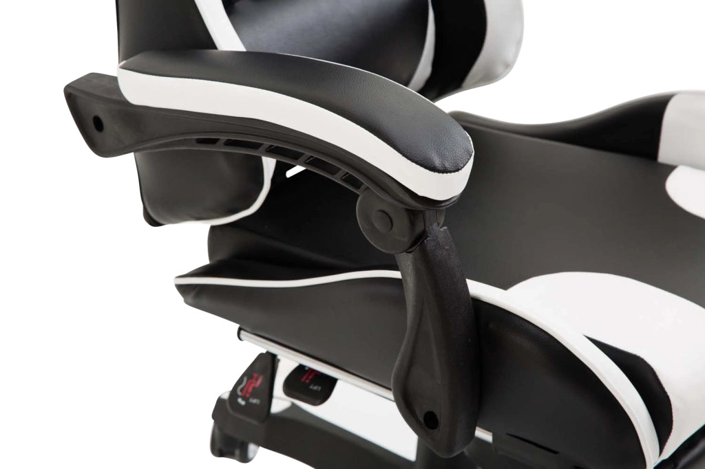 Poltrona gaming IGNITE in similpelle bianco/nero