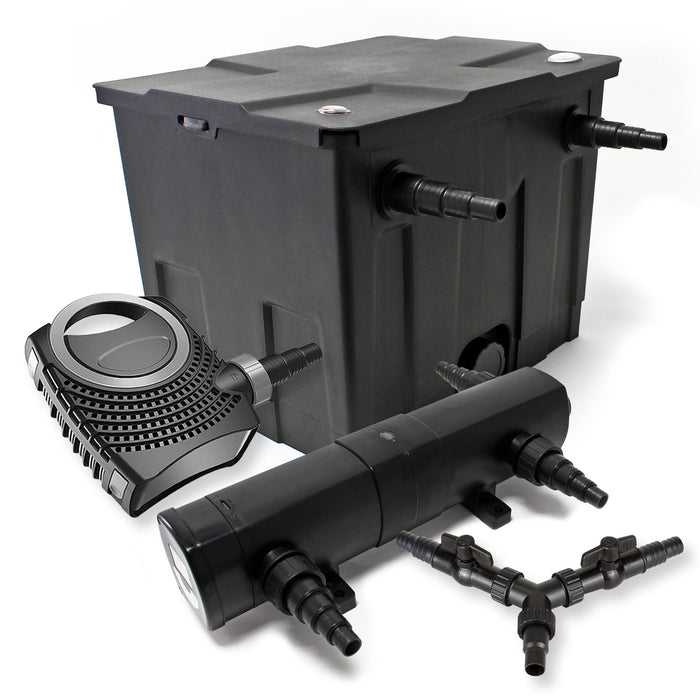 Set per laghetti filtro 12000l chiarificatore UVC 36W pompa NEO8000 70W