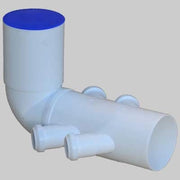CURVA WC PROLUNGATA BIANCA 4 ATTACCHI  110x4040     WAVIN