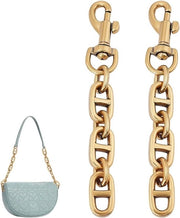 Vericicli per borse - 2 pezzi - oro antico - 12 cm - borsa da spalla crossbody - occhiello girevole & carabina di riserva
