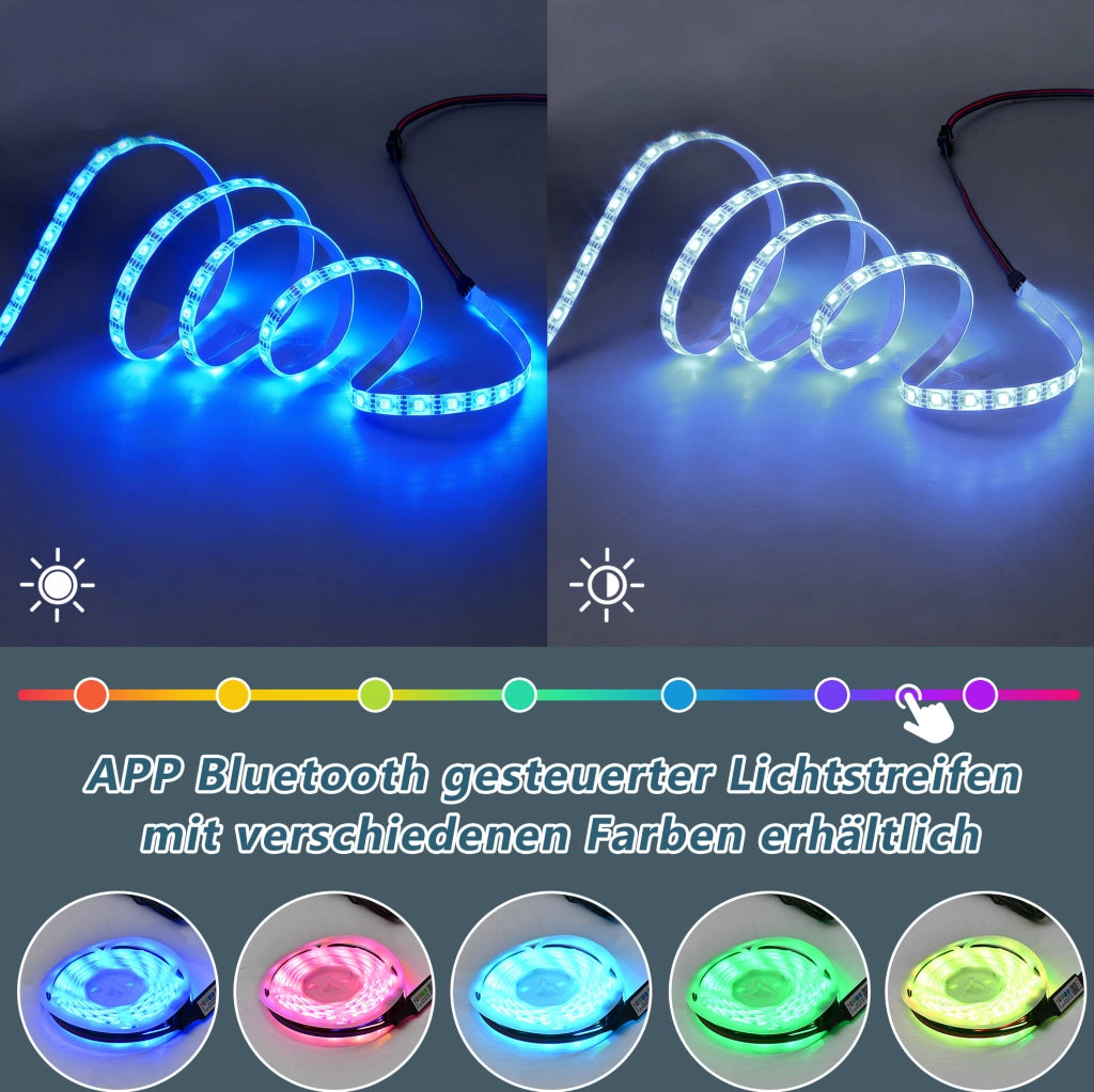 Tavolino da salotto sollevabile 100 x 50 x 40 cm in truciolare nero lucido con LED e 2 cassetti