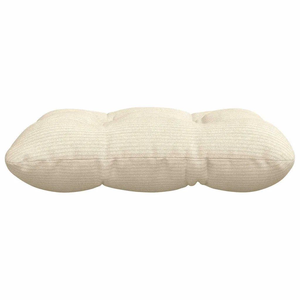 Cuscini per Seduta 4 pcs Crema 40 x 40 cm Tessuto in Cords