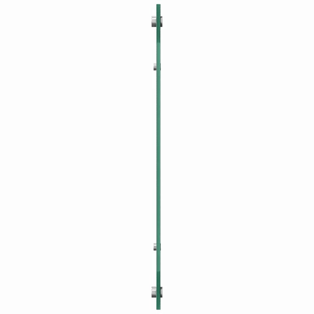 Set di 2 paraschizzi da cucina in vetro temperato resistente al calore 100 x 60 cm stile moderno bianco 02_0056293