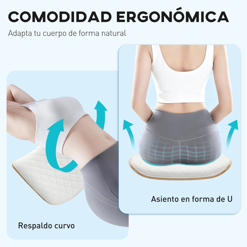 Sedia da Ufficio Giratoria senza Braccioli Schienale Curvo ¨C Minimal ¨C Bianco