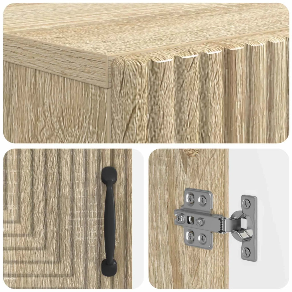 Mobile per scarpe HAARLEM 59,5 x 39,5 x 89,5 cm Rovere Sonoma 896867