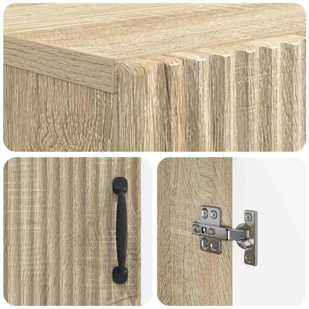 Mobile per scarpe HOORN 59,5 x 39,5 x 87 cm Rovere Sonoma 897307