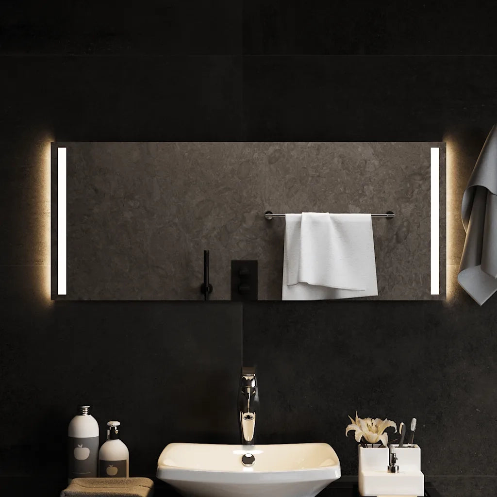 Specchio da Bagno con Luci LED 100x40 cm 151753