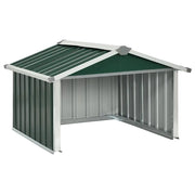 Capanno per Robot Tosaerba-Casetta da Giardino 92x97x63 cm Acciaio Zincato Verde