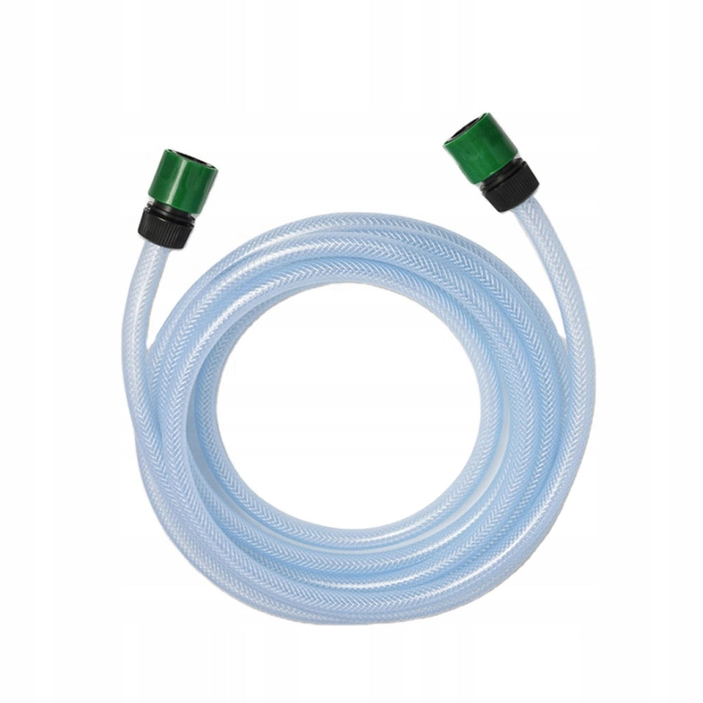 Tubo di Aspirazione 10m 1/2" – PVC Trasparente | 21 Bar | 2 Raccordi Rapidi | Per Idropulitrici e Serbatoi