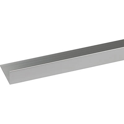 PROFILO ANGOLARE LATI DIVERSI ARCANSAS - ALLUM ARGENTO LUX S.MM 1,0 MM 15X10 H.CM 200- 5 pezzi