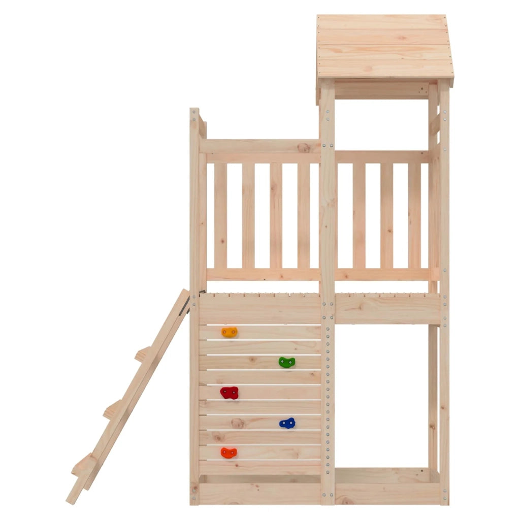 Torre da Gioco Marrone 110,5 x 52,5 x 214 cm Pino massello