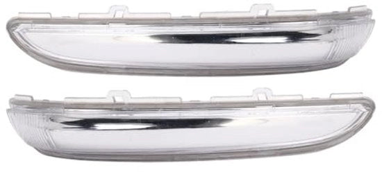 Riflettore di direzione per specchietto retrovisore - Cassetta in plastica - Sostituzione per 208 2012-2019 - Sostenibile - Lente trasparente - Codice OEM 9814464680 - Luce di avviso