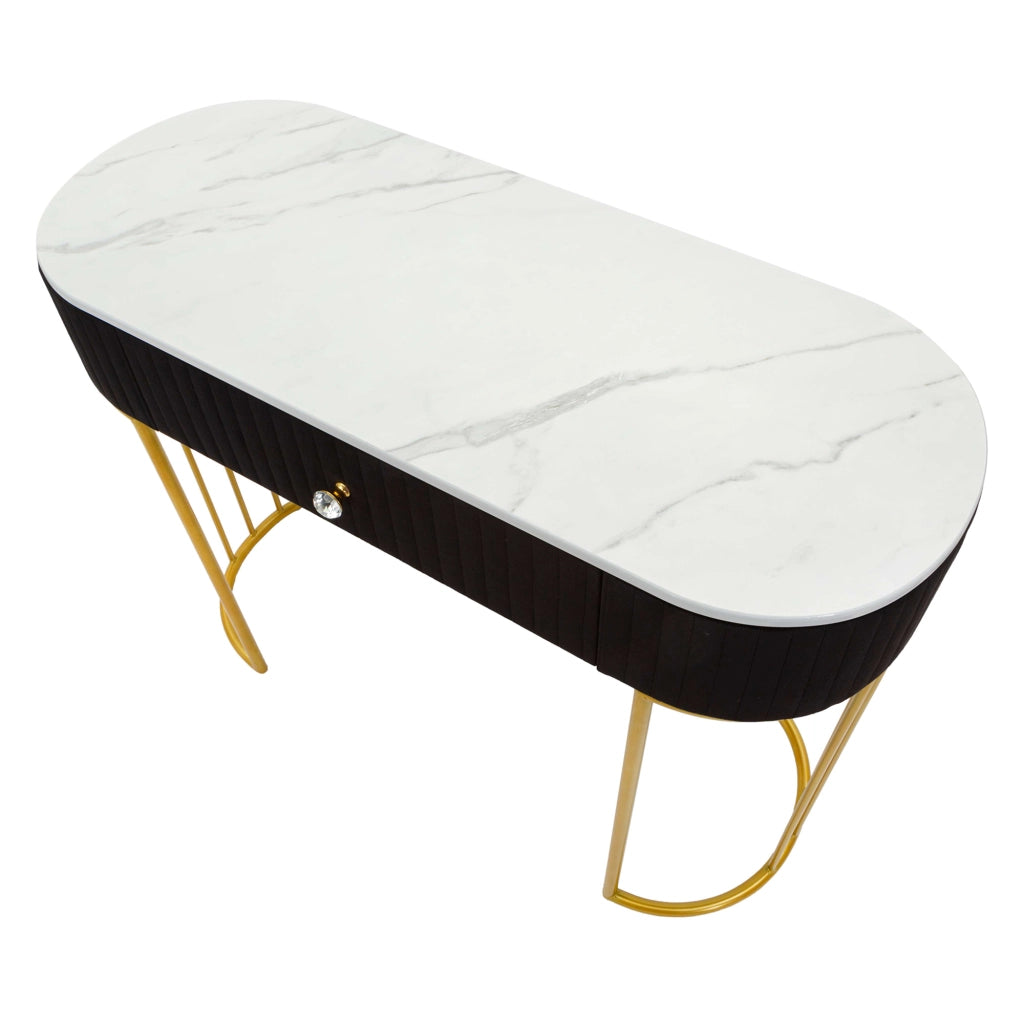 Marsa, Consolle un Ripiano, 100x43x74h cm oro