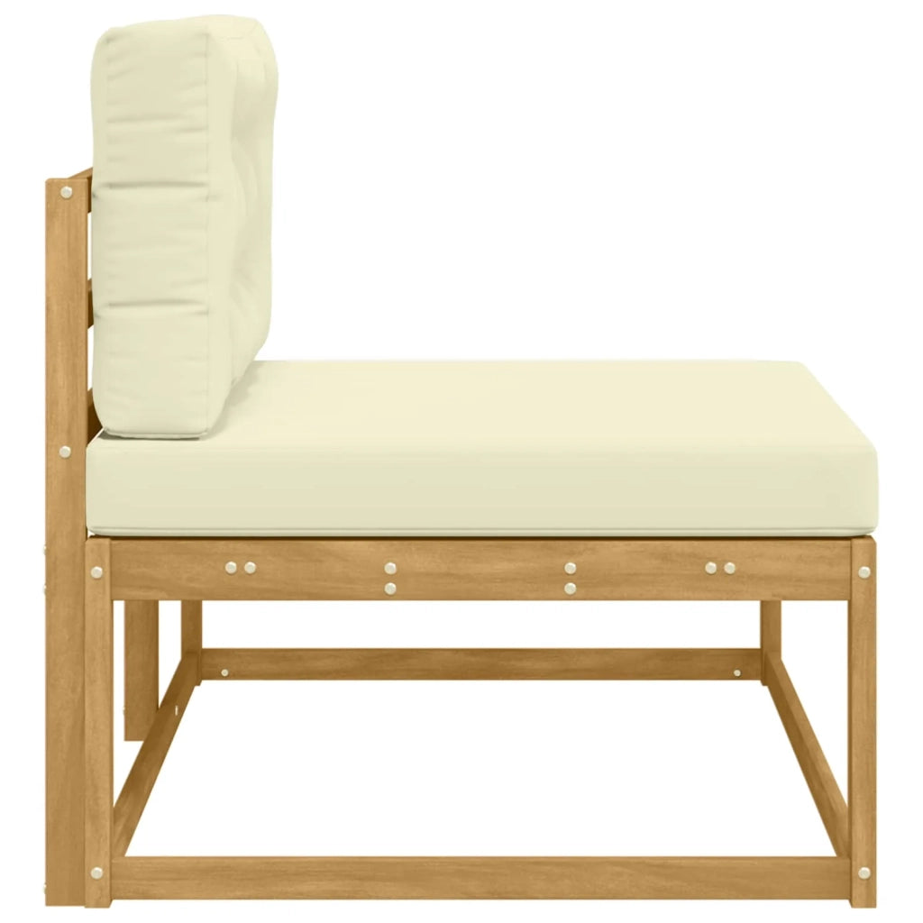 Divano da esterno-Divano da Giardino Bianco 115 x 83 x 73 cm Poliestere 831305