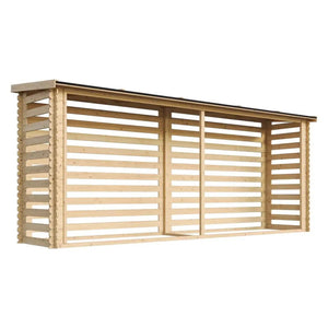 Legnaia da Esterno in Legno - 112x458xA199 cm/6,7 m3 TIMBELA M203