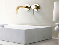 Rubinetto Da Incasso Rea Lungo Gold + Box