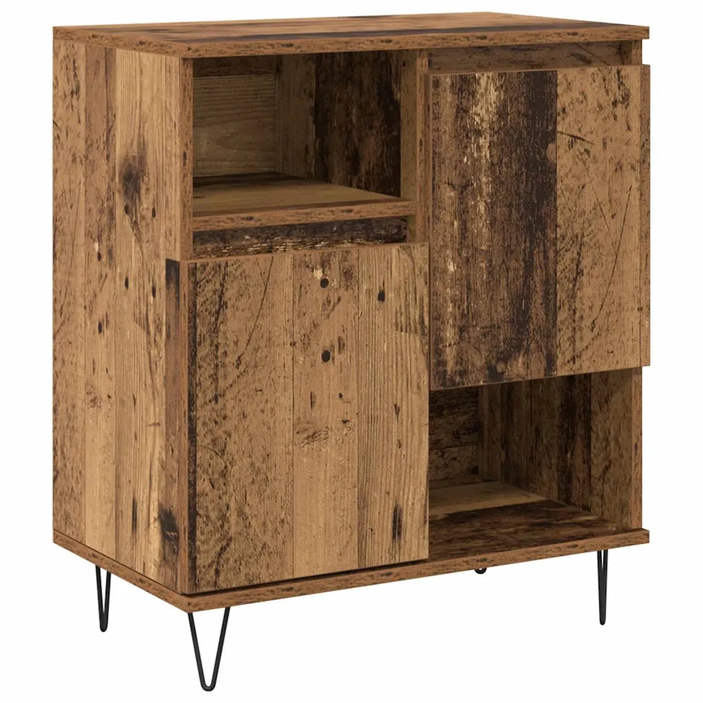 Credenza 2 pcs Legno vecchio 60 x 35 x 70 cm