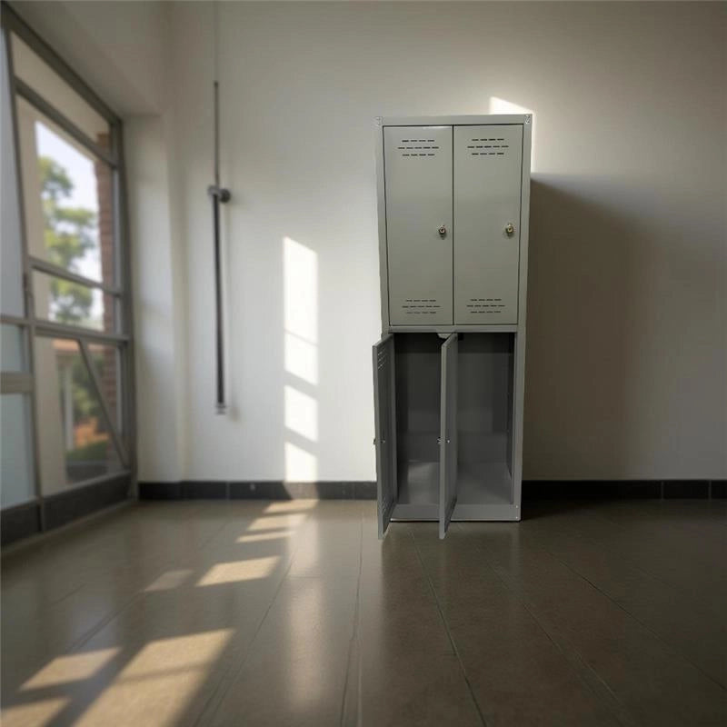 SPOGLIATOIO IN METALLO CON  4 ANTE  60 X 40 X H167 CM