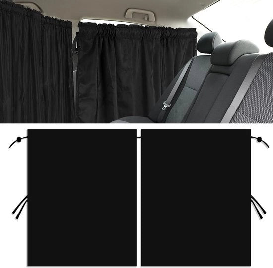 Tende di oscuramento 140x80cm - Tende di privacy - Tenda di vetro - Zonterapia - Auto - Tenda di vetro - Tenda di oscuramento automatica - Corda regolabile - Tenda di vetro automatica