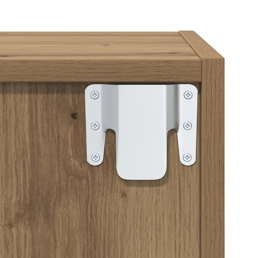 Set mobile TV 4 pcs Rovere artigianale Legno multistrato 3393128